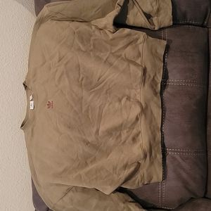 Adidas Women's Crewneck Sweater Olive Green Size Large